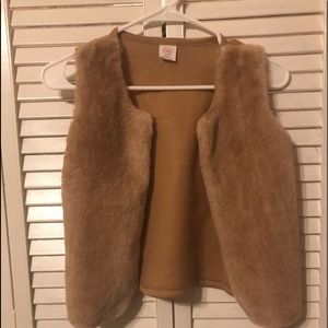 Girls Vegan Fur Vest